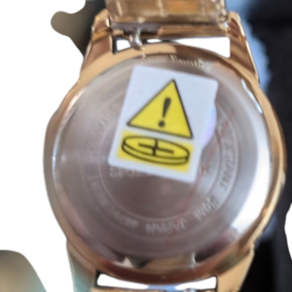 NWT NORTH Gold Tone Classic Roman Numeral Watch - Picture 4 of 8